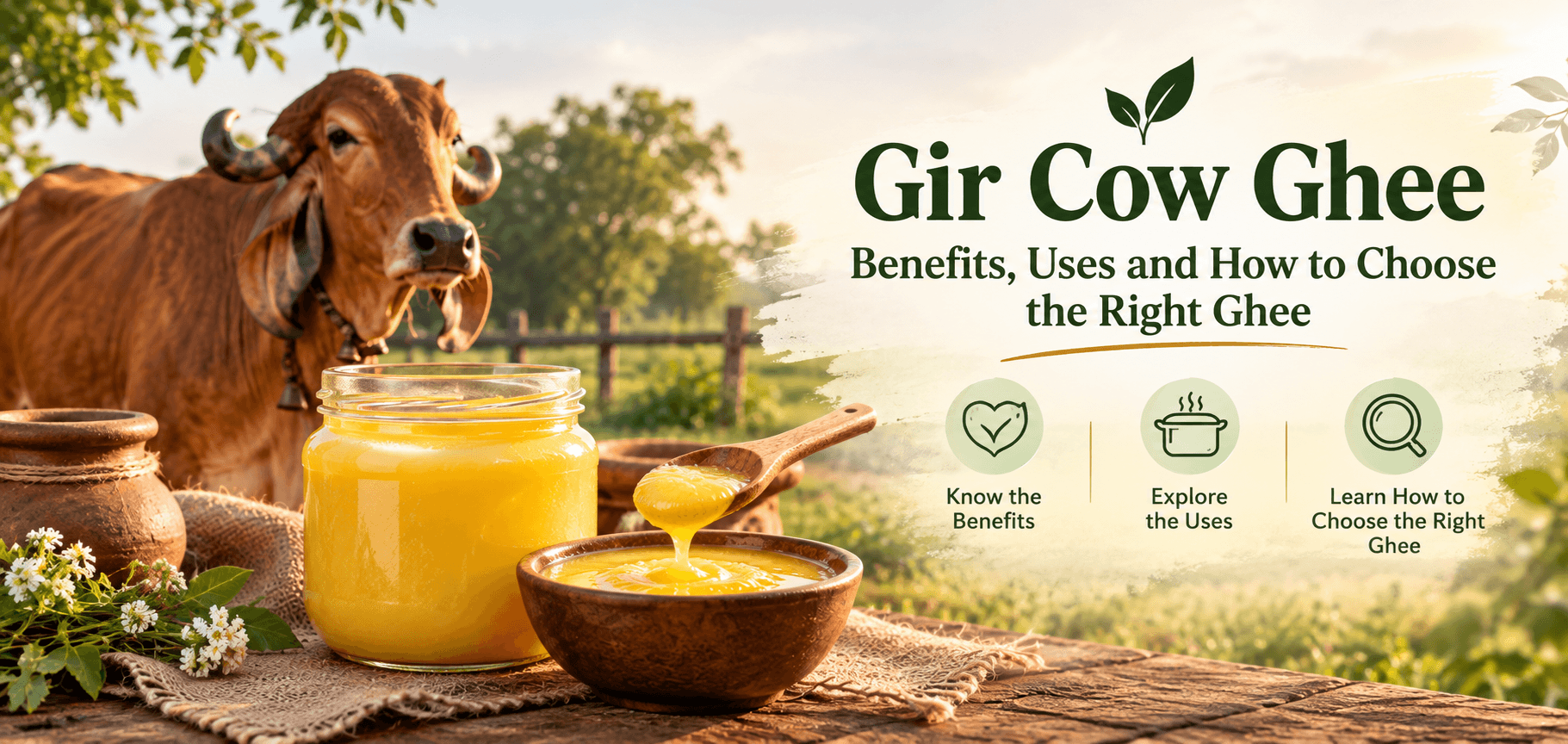 Gir Cow Ghee: Benefits, Uses and How to Choose the Right Ghee