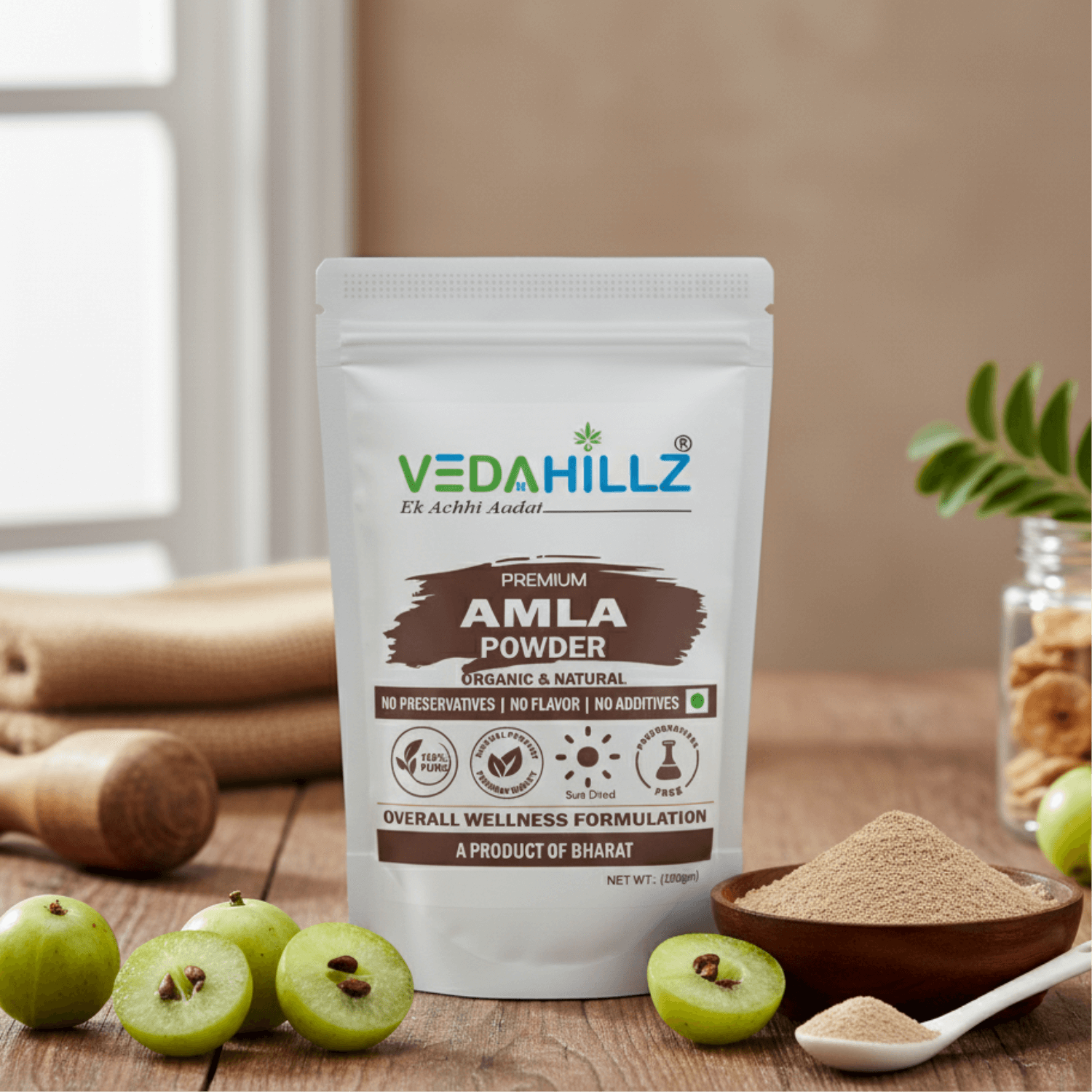 Vedahillz Amla Powder Made from Premium Quality Amla (Indian Gooseberry)