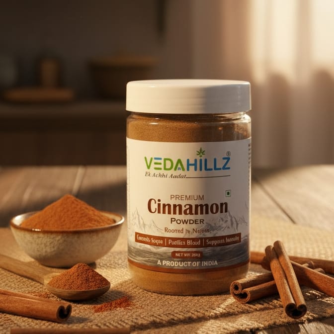 Vedahillz Cinnamon Powder for Flavor and Wellness Made from Premium Cinnamon