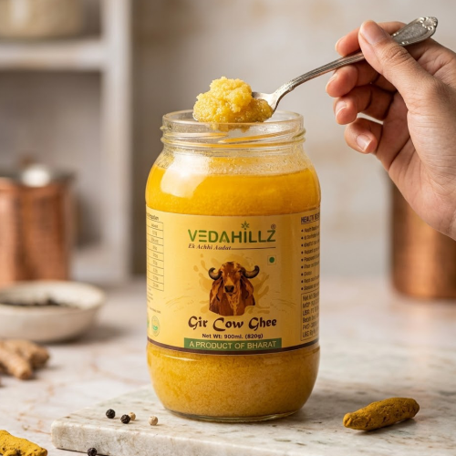 Vedahillz A2 Gir Cow Ghee Made from Freshly Collected Pure Milk