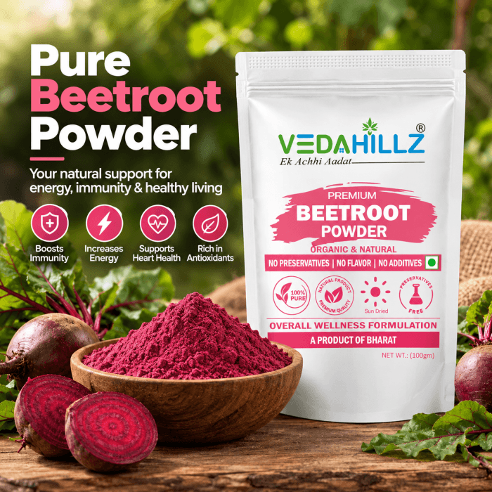 Vedahillz Beetroot Powder | Beet Root Powder