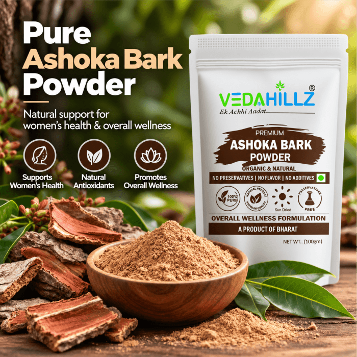 Vedahillz Ashoka Bark Powder | Ashoka Chaal Powder