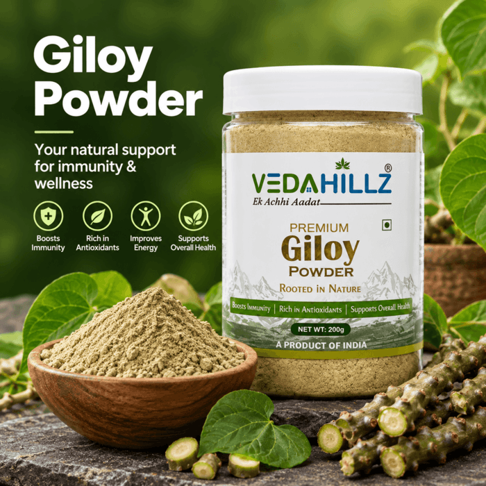 Vedahillz Giloy Powder | Giloy Stem Powder