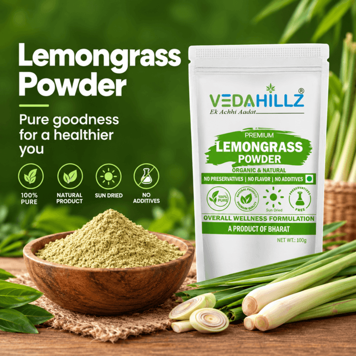 Vedahillz Lemongrass Powder | Dried Lemongrass Powder
