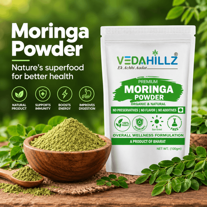 Vedahillz Moringa Powder | Moringa Leaf Powder
